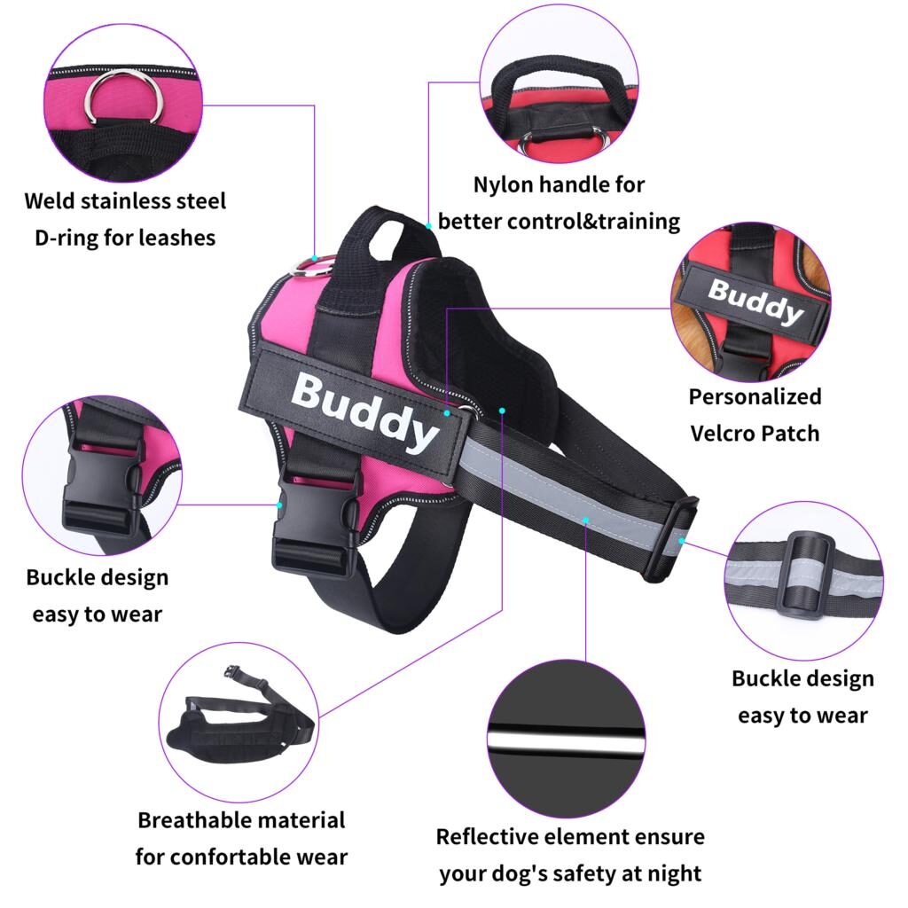 petcres-customized-pet-harness-features